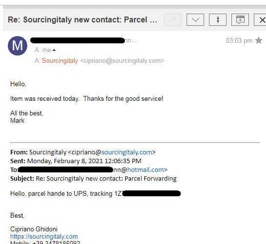 Package Forwarder Europe 298